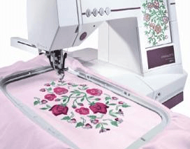Embroidery sewing machine feature